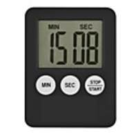 1Pc Super Thin LCD Digital Screen Kitchen Timer Square Cooking Count Up Countdown Alarm Magnet Clock