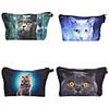 1pc Travel Organizer Cosmetic Bag Travel Toiletry Bag Large Capacity Waterproof Travel Storage Durable Cat Polyester Portable Foldable Luggage