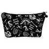 1pc Travel Organizer Cosmetic Bag Travel Toiletry Bag Large Capacity Waterproof Travel Storage Durable Halloween Skull Polyester Portable Foldable Luggage