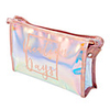 1pc Travel Organizer Cosmetic Bag Travel Toiletry Bag Large Capacity Waterproof Travel Storage Durable Holographic PVC(PolyVinyl Chloride) Portable Foldable Luggage
