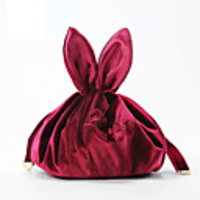 1pc Travel Organizer Cosmetic Bag Travel Toiletry Bag Large Capacity Waterproof Travel Storage Durable Rabbit / Bunny Velvet Portable Foldable Luggage