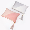 1pc Travel Organizer Cosmetic Bag Travel Toiletry Bag Large Capacity Waterproof Travel Storage Durable Tassel PU Leather Portable Foldable Luggage