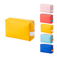 1pc Travel Organizer Cosmetic Bag Travel Toiletry Bag Large Capacity Waterproof Travel Storage Hanging Solid Colored PU Leather Portable Foldable Luggage / Durable
