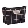 1pc Travel Organizer Cosmetic Bag Travel Toiletry Bag Multifunctional Travel Storage Durable Plaid Canvas Portable Foldable Luggage