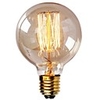 1pc Vintage Edison Bulbs with Spiral Filament 40W Dimmable E27 G95 Round Globe Large Antique Light Golden Finish Industrial Design Amber