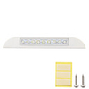 1PCS 9LED long strip interior light 4.5W 25.6cm white shell with touch switch