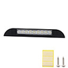 1PCS 9LED long strip interior light 4.5W 25.6cm white shell with touch switch