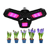 1pcs 108 LED Growth Lamp Diamond Shaped Wide Spectrum Folding Plants Lamp Bulbs Hydroponic Growth Light Full Spectrum Plant Growth Light
