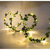 1pcs 10m 100leds Outdoor LED Holiday Light Leaf Twine Fairy Garland String Lights Battery Power Operate for Rustic Wedding Party Decor miniinthebox