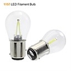 1pcs 1156 P21W BA15S 1157 BAY15D COB LED Filament Chip Car Brake Lights Auto Reverse Bulb Parking Lamp 12V Red White Yellow