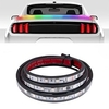 1pcs 24V Strobe Running Streamer Led Strip Lights For Van Truck Decoration Dynamic Colorful Atmosphere Lamp Flexible DRL Car Styling miniinthebox