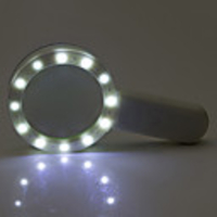 1pcs 30X 12LED Lights High Magnification Magnifying Glass Double Lens Upgraded Magnifier Lamp Magnifying Glass