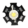 1pcs 3W High Power LED PCB Bulb Beads Chips Car Indoor Reading Lamp Aquarium Heat Sink - Yellow