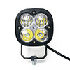 1Pcs 40W LED Work Light Bar Combo Off Road Driving Fog Lamp RGB DRL Atmosphere Light For Cars SUV ATV