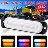 1Pcs 6LED Strobe Warning Light Flashing Emergency Light Beacon Lamp LED Side Light signal Light Car Truck Trailer Motorcycle 8 Light Colors To Choice