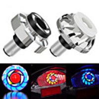 1PCS Angel Eye Motorcycle Tail Light Motorcycle Headlight Tail Brake Rear Lights LED Motorbike Accessories Universal Brake Lamp