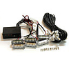 1pcs Car 12V 6 Amber LED Flashing Grill Lights Bar Strobes Warning Recovery Breakdown