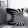 1pcs Cushion Cover with Pillow Insert Double Print 38x38cm / 45x45cm Polyester Confusion Striped