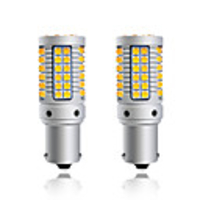 1Pcs DRL LED Car LED Daytime Running Light Turn Signal Lamp Auto Lights Bulb 1156/1157/7440/7443 Yellow White Red Light