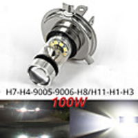 1pcs H1 1156 1157 H4 H7 H8 HB4 H16 Auto Car Led 4300K 6000K Reversing Light Turn Signal Fog Day Drl Light Tail Led Lens Car Headlight