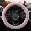 1Pcs Individuation Womens Winter Fashion Wool Fur Soft Furry Steering Wheel Covers Interior Accessories Fuzz Warm Non-slip Car Decoration Long Hair Fit 15 inch O Type miniinthebox