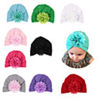 1pcs Infant Unisex Active / Sweet Floral / Solid Colored Floral Style Hats Caps White / Black / Blue