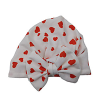 1pcs Infant Unisex Active / Sweet Rose Heart Floral Style / Bow Cotton Hair Accessories White / Blue / Red One-Size miniinthebox