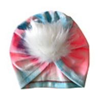 1pcs Infant Unisex Active Rainbow Bow Hats Caps Blue / Purple / Red