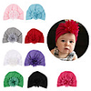 1pcs Infant Unisex Active Solid Colored Bow Hats Caps White / Black / Blue
