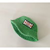 1pcs Infant Unisex Geometric Knitted Faux Fur Hats Caps Red / Green / Light Green One-Size