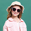 1pcs Kids / Toddler Unisex Active / Sweet Cartoon Glasses Black / Purple / Blushing Pink One-Size