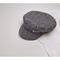 1pcs Kids / Toddler Unisex Active Black Check Polyester Hats Caps Black One-Size