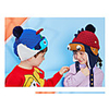 1pcs Kids / Toddler Unisex Active Cartoon Polyester Hair Accessories Blue / Red / Blushing Pink S / M