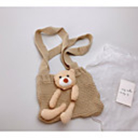 1pcs Kids / Toddler Unisex Active Cartoon Roman Knit Bags Yellow / Blushing Pink / Beige One-Size