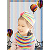 1pcs Kids / Toddler Unisex Active Floral Flower Hats Caps Black / Blushing Pink / Rainbow One-Size