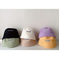 1pcs Kids / Toddler Unisex Active Letter Embroidered Hats Caps White / Black / Purple One-Size