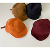 1pcs Kids / Toddler Unisex Active Solid Colored Hats Caps Wine / Orange / Khaki