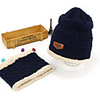 1pcs Kids / Toddler Unisex Active Solid Colored Knitted Roman Knit Hats Caps White / Black / Blushing Pink One-Size / S