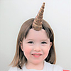 1pcs Kids / Toddler Unisex Sweet Unicorn Cartoon Hair Accessories White / Blue / Purple One-Size