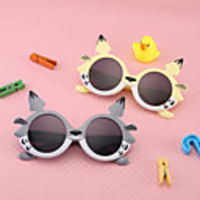 1pcs Kids Unisex Active / Sweet Cartoon Glasses Black / Blue / Red One-Size