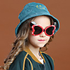 1pcs Kids Unisex Active / Sweet Cartoon Glasses Blue / Purple / Red