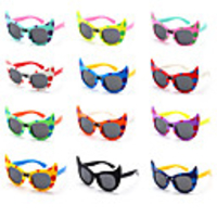1pcs Kids Unisex Active / Sweet Cartoon Glasses White / Black / Blue
