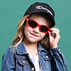 1pcs Kids Unisex Active / Sweet Solid Colored / Cartoon Glasses Black / Blue / Red One-Size
