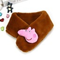 1pcs Kids Unisex Active Blue / Red Cartoon Acrylic Scarves Red / Blushing Pink / Brown One-Size