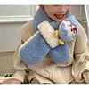 1pcs Kids Unisex Active Cartoon Faux Fur Scarves Blue / Yellow / Blushing Pink