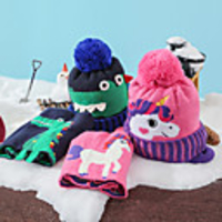 1pcs Kids Unisex Active Cartoon Hats Caps Blue / Blushing Pink