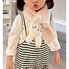1pcs Kids Unisex Active Cartoon Printing Scarves Blue / Purple / Blushing Pink
