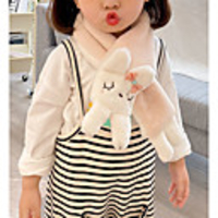 1pcs Kids Unisex Active Cartoon Printing Scarves Blue / Purple / Blushing Pink