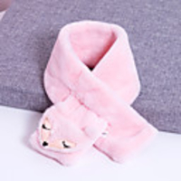 1pcs Kids Unisex Active Cartoon Printing Scarves Blushing Pink / Wine / Dusty Rose One-Size