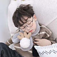 1pcs Kids Unisex Active Cartoon Scarves White / Red / Yellow